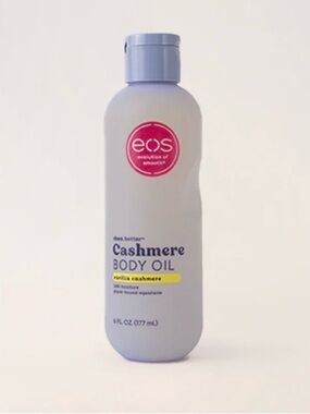 eos Vanilla Cashmere Body Oil - Shea Butter - Moisturizing Whole Body Use - 6 oz